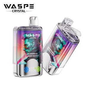 WASPE Crystal 40K Doble Sabor 40000 Puffs | Vape desechable a granel con bobinas de malla doble