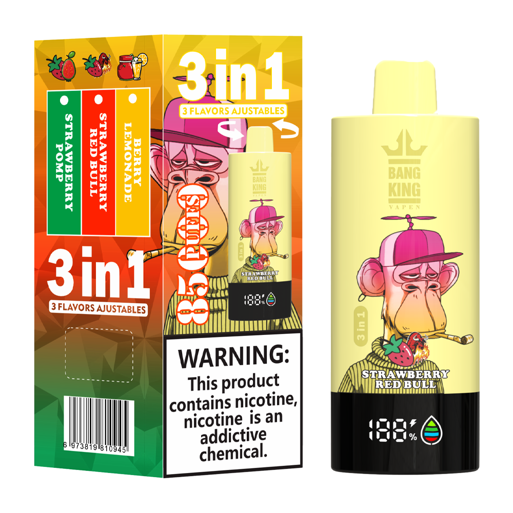 Bang King 85K 3-in-1 | 85,000 puffs triple flavor bulk disposable vape 3 Bang King 85K 3-in-1 | 85,000 puffs triple flavor bulk disposable vape - Image 3