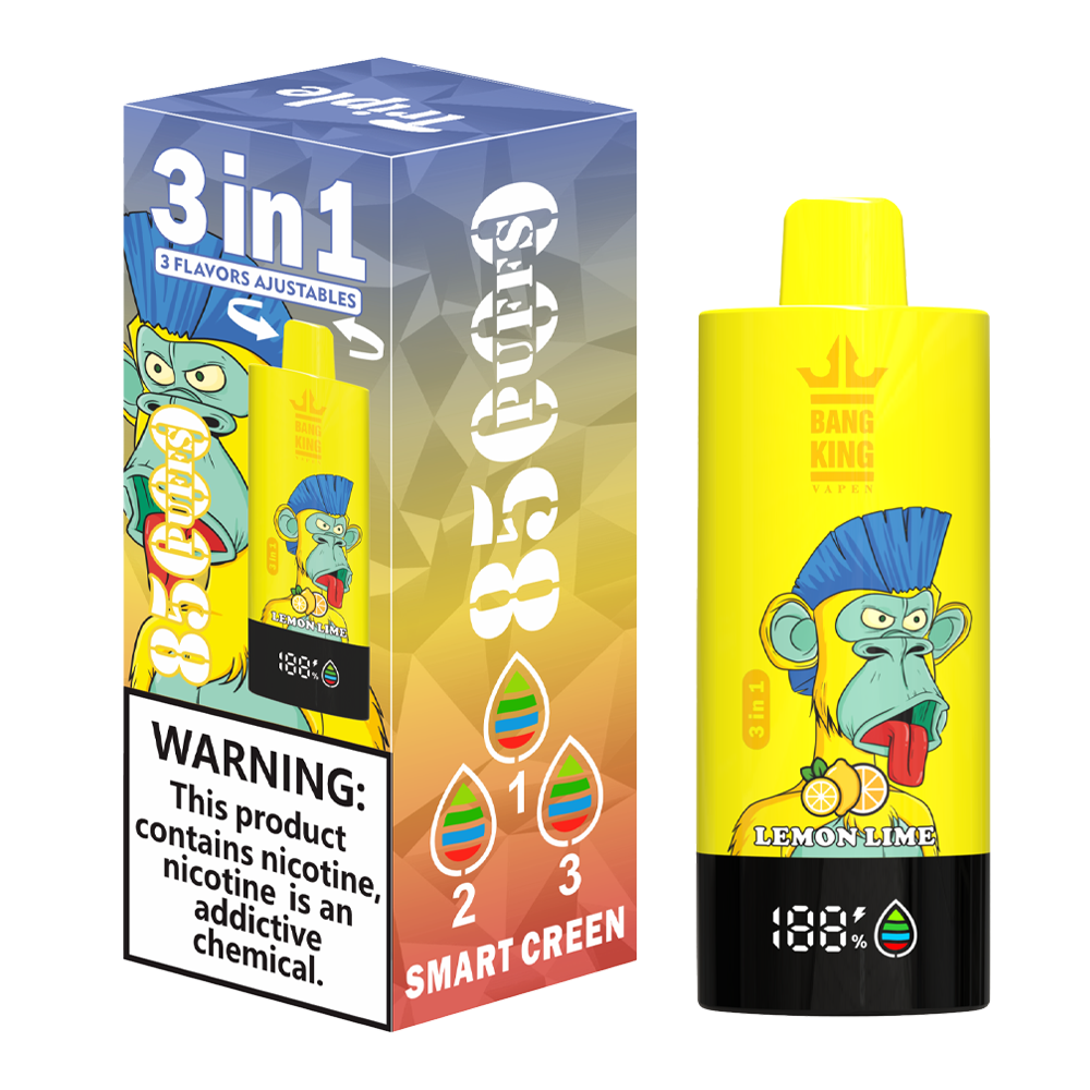 Bang King 85K 3-in-1 | 85,000 puffs triple flavor bulk disposable vape 4 Bang King 85K 3-in-1 | 85,000 puffs triple flavor bulk disposable vape - Image 4