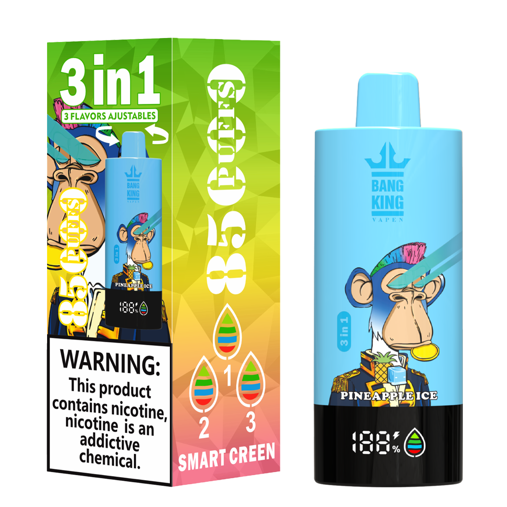 Bang King 85K 3-in-1 | 85,000 puffs triple flavor bulk disposable vape 6 Bang King 85K 3-in-1 | 85,000 puffs triple flavor bulk disposable vape - Image 6