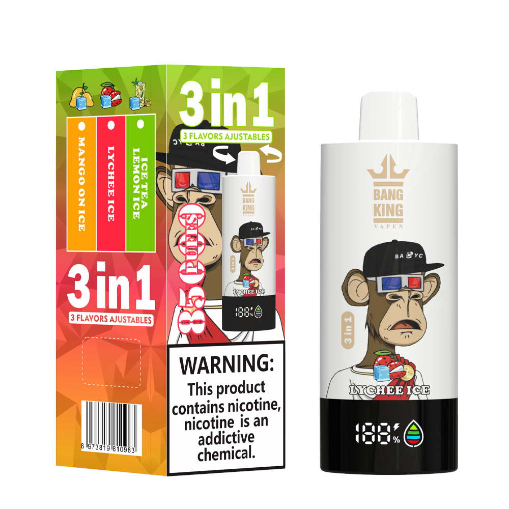 Bang King 85K 3-in-1 | 85,000 puffs triple flavor bulk disposable vape 7 Bang King 85K 3-in-1 | 85,000 puffs triple flavor bulk disposable vape - Image 7