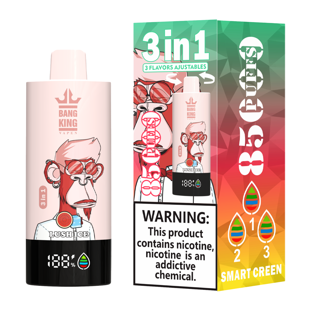Bang King 85K 3-in-1 | 85,000 puffs triple flavor bulk disposable vape 8 Bang King 85K 3-in-1 | 85,000 puffs triple flavor bulk disposable vape - Image 8