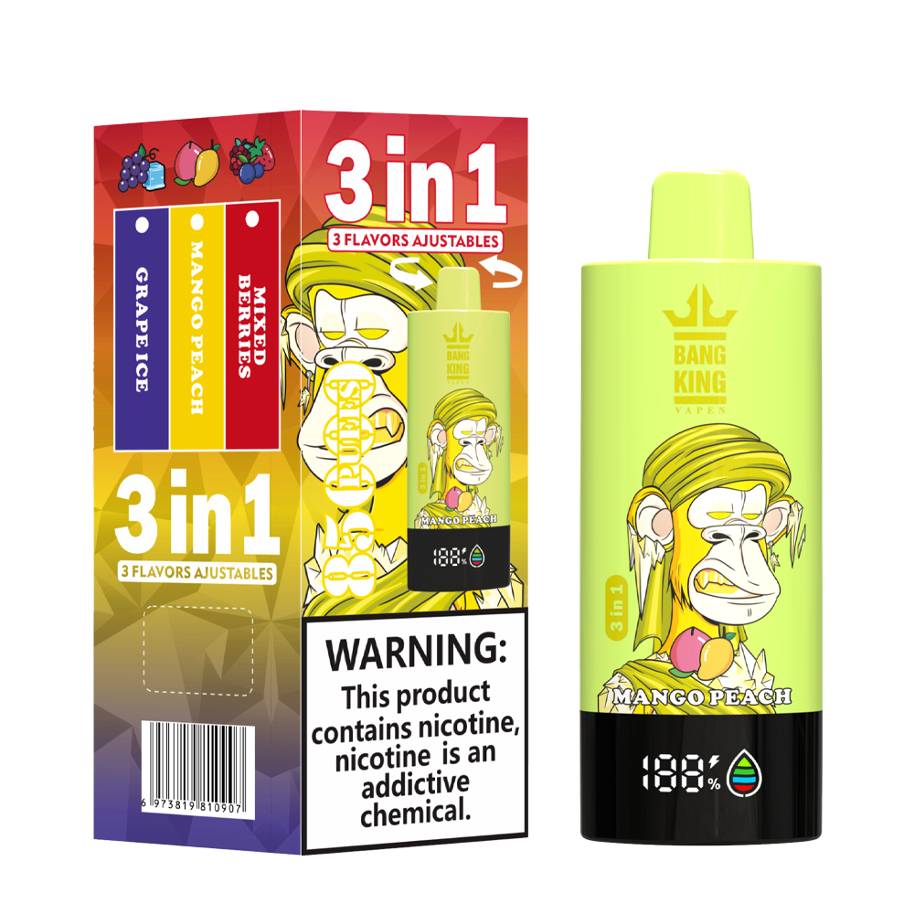 Bang King 85K 3-in-1 | 85,000 puffs triple flavor bulk disposable vape 9 Bang King 85K 3-in-1 | 85,000 puffs triple flavor bulk disposable vape - Image 9