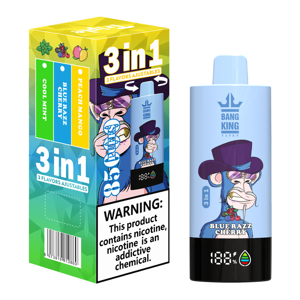 Bang King 85K 3-in-1 | 85,000 puffs triple flavor bulk disposable vape 11 Bang King 85K 3-in-1 | 85,000 puffs triple flavor bulk disposable vape - Image 11