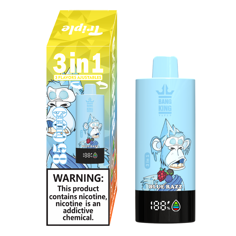 Bang King 85K 3-in-1 | 85,000 puffs triple flavor bulk disposable vape 12 Bang King 85K 3-in-1 | 85,000 puffs triple flavor bulk disposable vape - Image 12