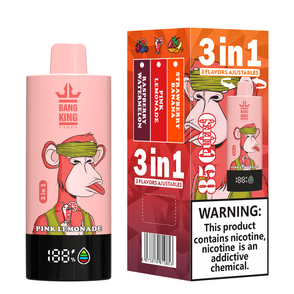 Bang King 85K 3-in-1 | 85,000 puffs triple flavor bulk disposable vape 13 Bang King 85K 3-in-1 | 85,000 puffs triple flavor bulk disposable vape - Image 13