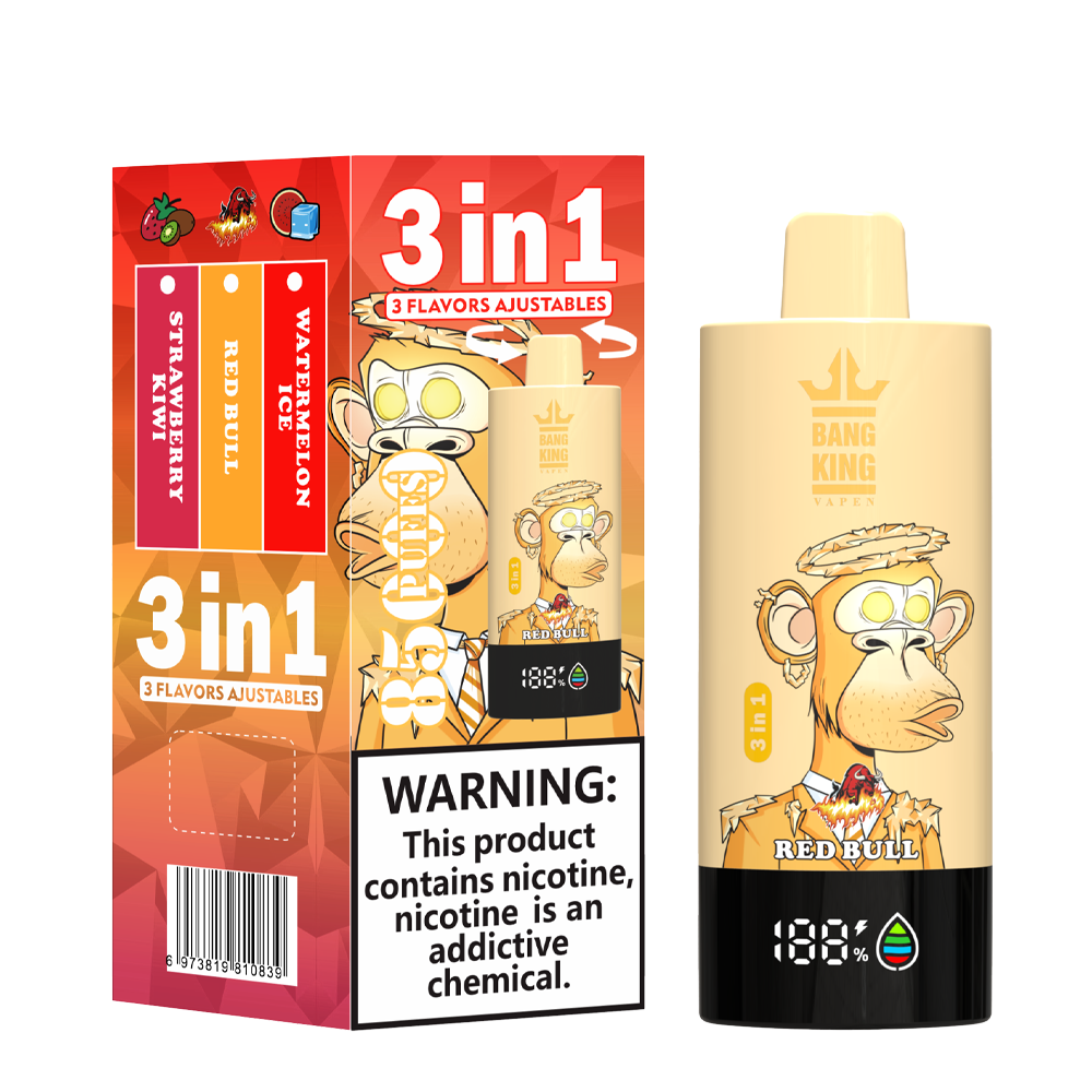 Bang King 85K 3-in-1 | 85,000 puffs triple flavor bulk disposable vape 2 Bang King 85K 3-in-1 | 85,000 puffs triple flavor bulk disposable vape - Image 2