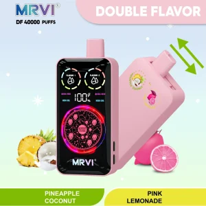 MRVI DF 40K Sabor Duplo | Vape descartável de 40.000 baforadas com bobina de malha dupla