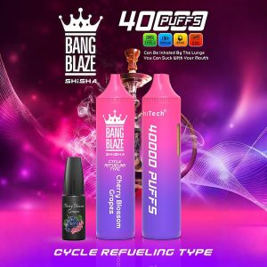 Bang Blaze Shisha 40K | 40000 puffar bulk engångsvape med 40 ml e-vätska