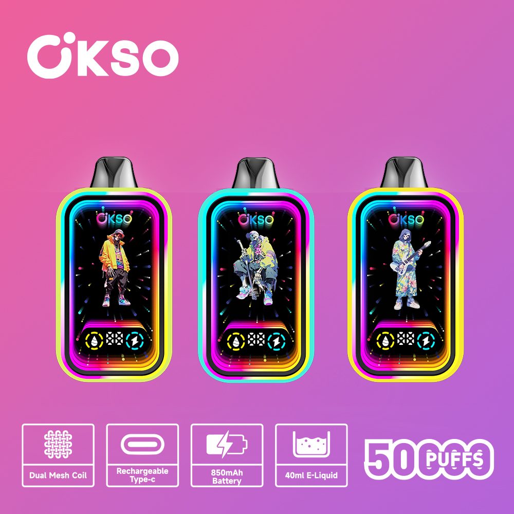 OKSO Magische Spiegel 50K | 50.000 trekjes wegwerpvape met rgb-spiegelafwerking 44 OKSO Magische Spiegel 50K | 50.000 trekjes wegwerpvape met rgb-spiegelafwerking - Afbeelding 44