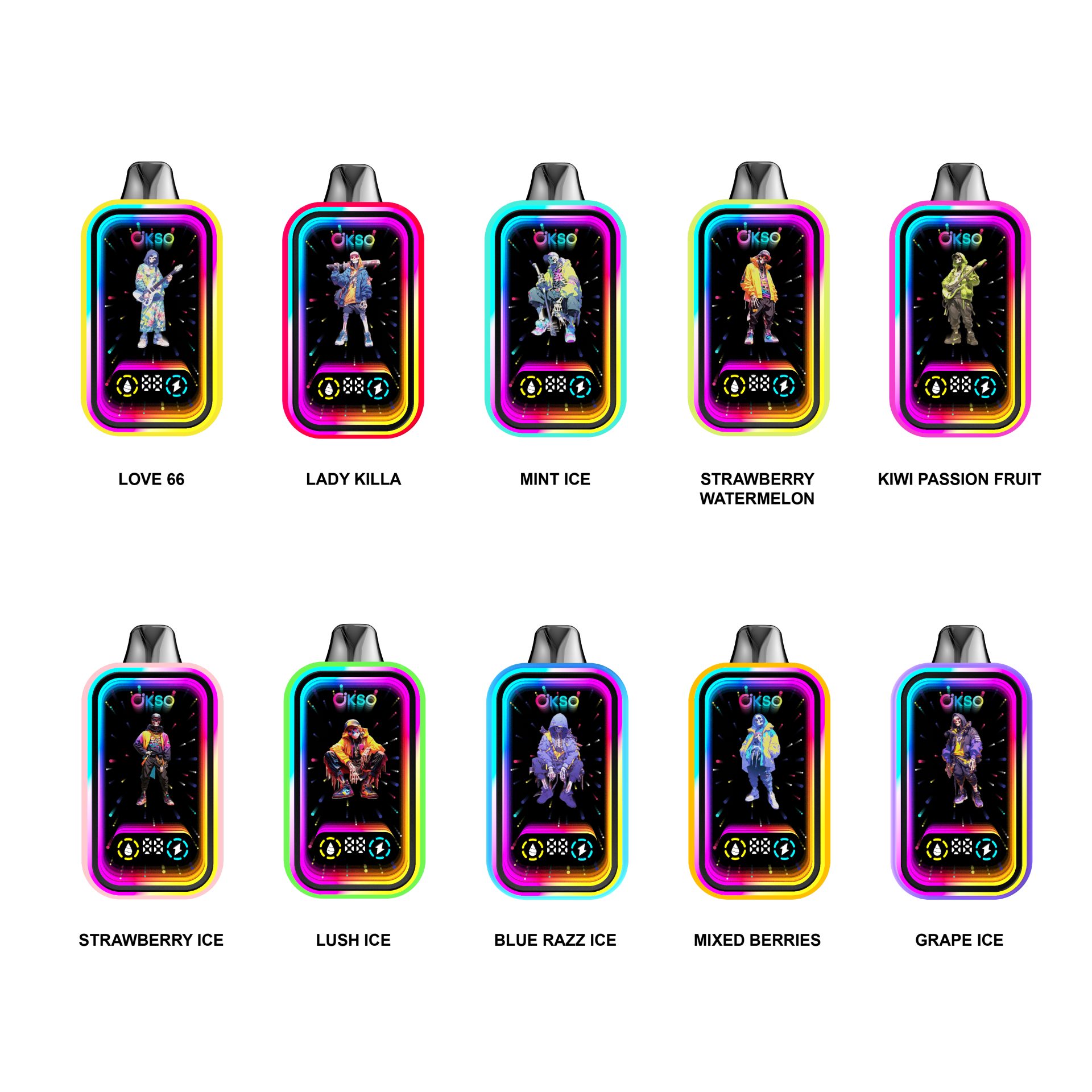 OKSO Magische Spiegel 50K | 50.000 trekjes wegwerpvape met rgb-spiegelafwerking 18 OKSO Magische Spiegel 50K | 50.000 trekjes wegwerpvape met rgb-spiegelafwerking - Afbeelding 18