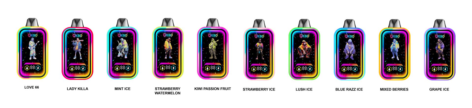 OKSO Magische Spiegel 50K | 50.000 trekjes wegwerpvape met rgb-spiegelafwerking 17 OKSO Magische Spiegel 50K | 50.000 trekjes wegwerpvape met rgb-spiegelafwerking - Afbeelding 17