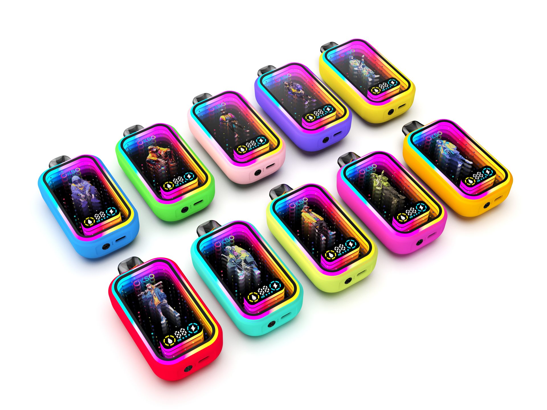 OKSO Magische Spiegel 50K | 50.000 trekjes wegwerpvape met rgb-spiegelafwerking 14 OKSO Magische Spiegel 50K | 50.000 trekjes wegwerpvape met rgb-spiegelafwerking - Afbeelding 14