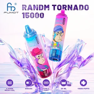 RandM Tornado 15K 15000 Puffar | stor moln mesh coil bulk engångsvape