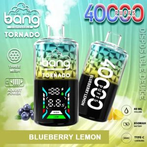 Bang Tornado 40K | 40000 puffar engångsvape med smart skärm med trippel mesh-spole