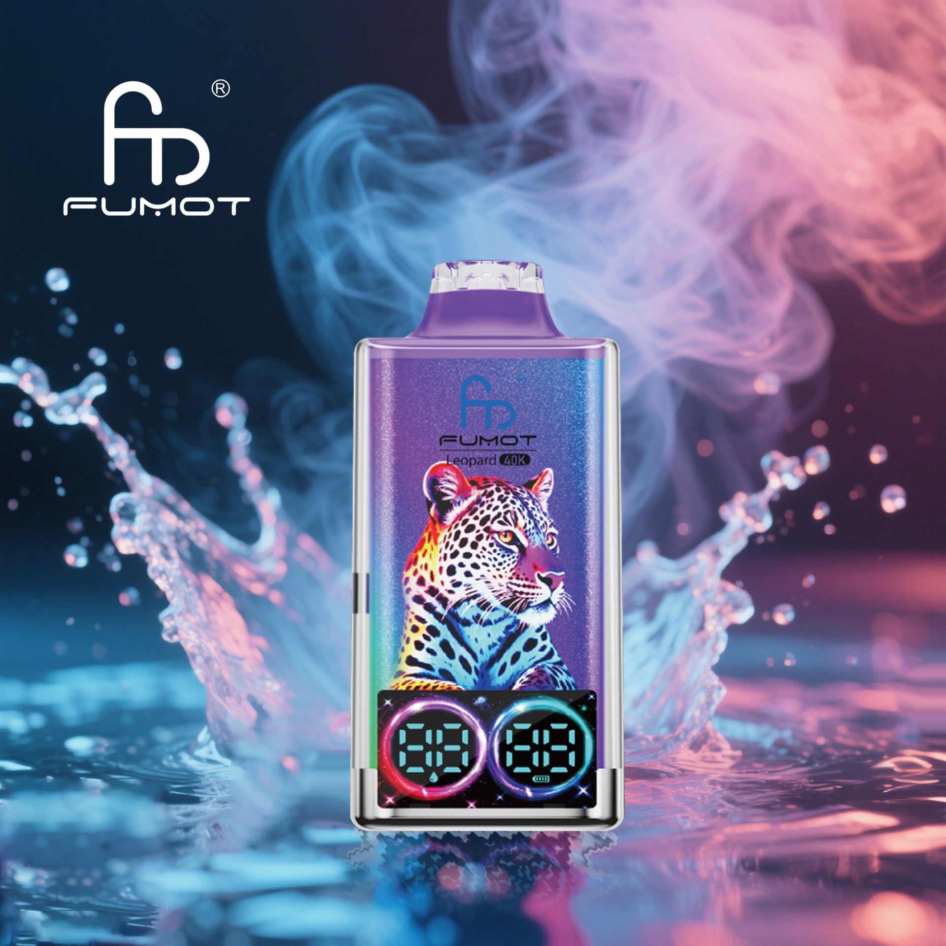 Fumot Leopard 40K | 40 000 puff ömlesztett eldobható vape rgb lámpákkal 11 Fumot Leopard 40K | 40 000 puff ömlesztett eldobható vape rgb lámpákkal - Image 11