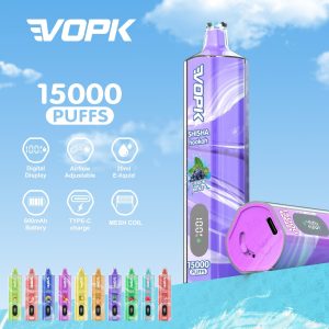 VOPK Shisha cachimba 15K | Vape desechable a granel estilo cachimba de 15000 inhalaciones