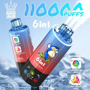 Bang Leader 110K Puffs | Vape descartável inteligente de 6 sabores com tela LED