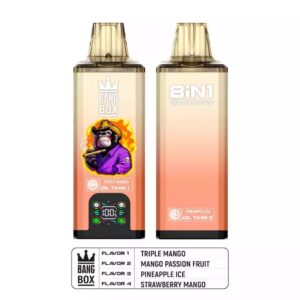 BANGDOOS 200K | 8-in-1 200.000 trekjes, quad-coil, vermogensdisplay, bulk wegwerpvape