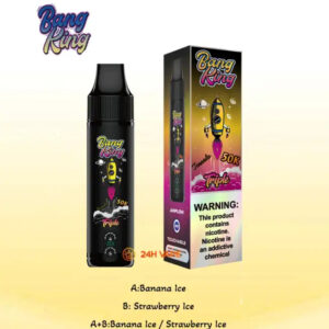 Bang King 50K | 3-i-1 trippelsmak 50 000 puffar, uppladdningsbar engångsvape