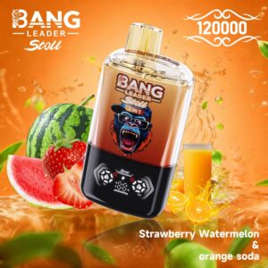 Bang Leader 120K | 2 em 1 120.000 baforadas, 60 ml, magnético, sabor duplo, vape descartável, atacado