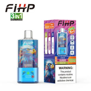 FIHP 90K 3 en 1 | 90.000 inhalaciones, 42ml, triple sabor, pantalla LED, vape desechable