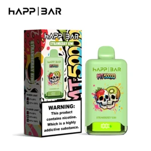 Happ Bar MT50000 | 50000 felfújás, LCD képernyő, 15 íz, 45 ml, C típusú újratölthető, ömlesztett eldobható vape