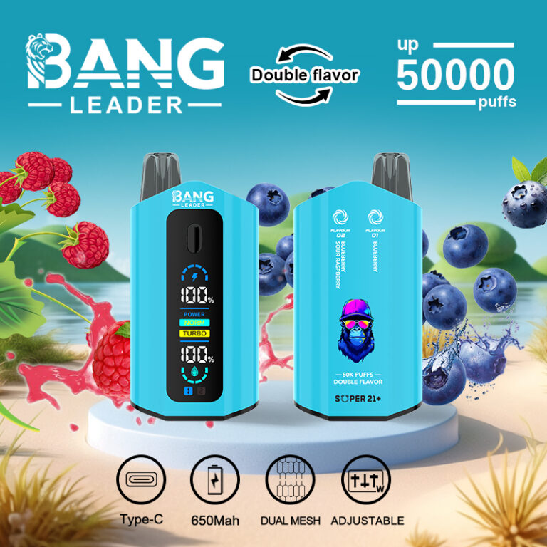 Bang Leader 50K | dual pod system 50000 puffs, 40ml, high-capacity, bulk disposable vape 4 Bang Leader 50K | dual pod system 50000 puffs, 40ml, high-capacity, bulk disposable vape - Image 4